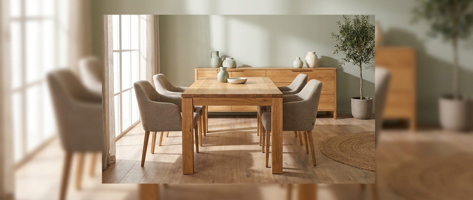 Wohnen und Essen: Schränke, Tische, Stühle